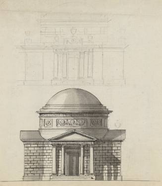Design for a Temple Upon a Greek Cross Plan