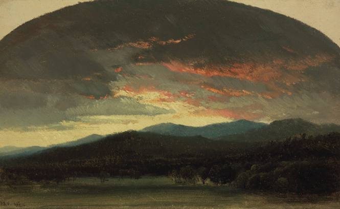 Sunset at Lancaster, New Hampshire