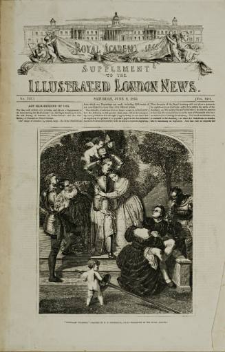 The Illustrated London News (June 9, 1855, Royal Academy Supplement, front page)