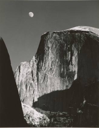 Moon and Half Dome, Yosemite National Park