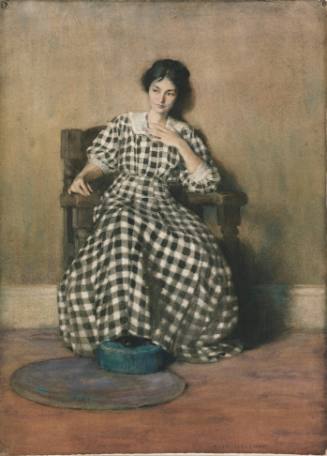 The Checkered Dress (Portrait of O'Keeffe)