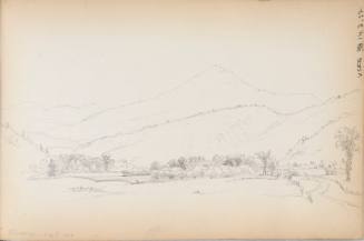 Sketchbook: 1849-50. Delaware and Sus(quehana), White Mountains
