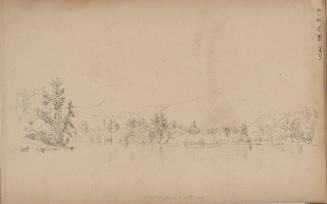 "Androscoggin Aug 10th 59", from the Nova Scotia and New Hampshire Subjects Sketchbook