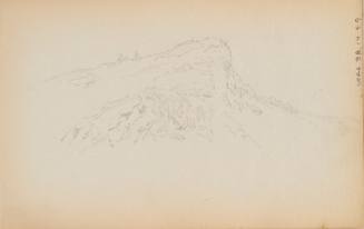 Study of Mount Hayes, August, 1865, from the New Hampshire and New York Sketchbook