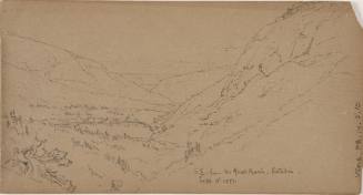 S.E. from the Great Basin, Katadin, September 18, 1877, from the Shawangunk Mountains, New York and Mount Katahdin and Lake Millinocket, Maine, Sketchbook, 1873-79