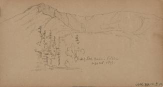 Peak of Little Basin, Katadin, September 20, 1877 from the Shawangunk Mountains, New York, and Mount  Katahdin and Lake Millinocket, Maine, Sketchbook