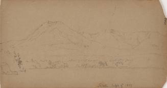 Katadin, September 9, 1877, from the Shawangunk Mountains, New York, and Katahdin and Lake Millinocket, Maine, Sketchbook
