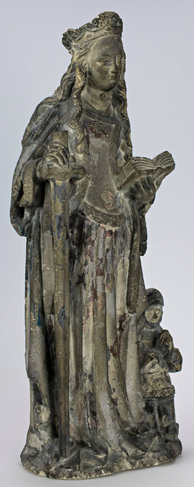 St. Catherine of Alexandria with a Kneeling Knight