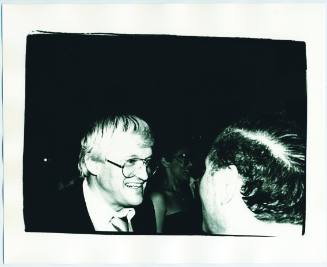 David Hockney and Lester Persky at a Black Tie Party