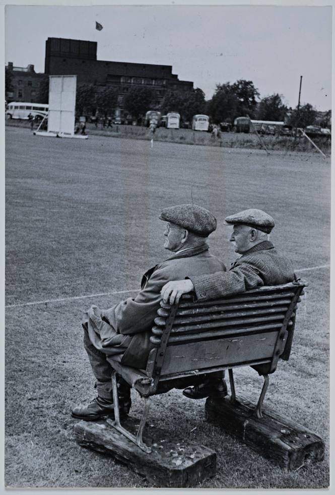 Two Men at Cricket Match