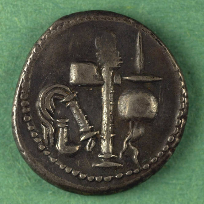 denarius, Roman Republic, 49-48 BCE