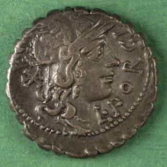 denarius serratus, Roman Republic, 118 BCE