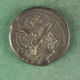 denarius, Roman Republic, 153 BCE