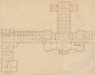 Plan of cellar, Main Building