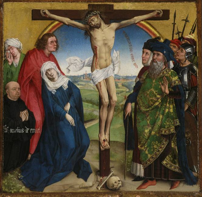 Crucifixion with the Donor Brother Amelius of Emael