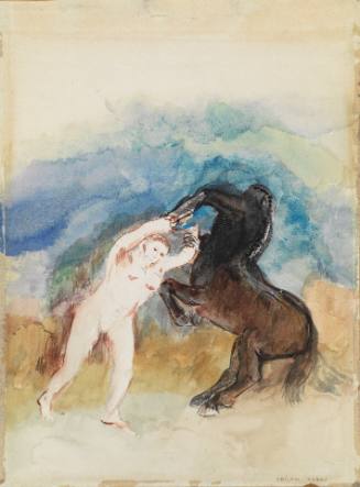 Centaur and Woman