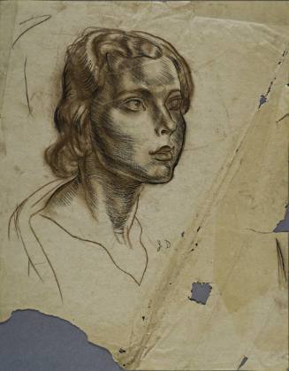 Untitled (Three quarter profile of young girl’s head)
