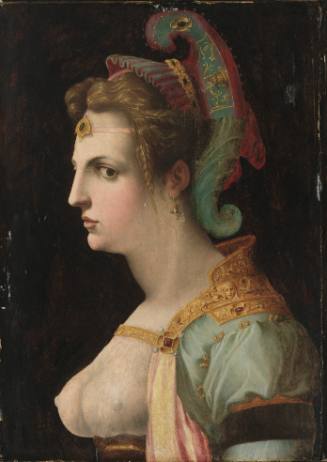 Idealized Head of Woman in an Elaborate Costume, Probably Venus: a “Testa Divina”