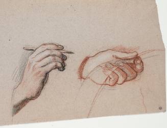 Two studies of hands
