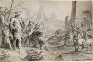 A King Directing the Construction or Siege of a City