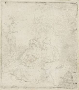 The Rest on the Flight into Egypt: Lightly Etched