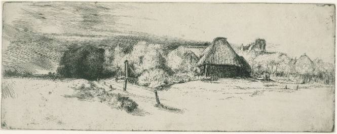 Landscape with Trees, Farm Buildings and a Tower
