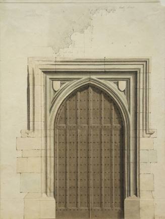 Study of a Gothic Door