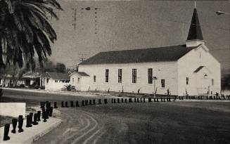 100 Boots on the Way to Church, Solana Beach, California, February 9, 1971, 11:30 am