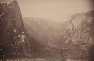 B 713 Down the Valley, from Union Point, Yosemite Valley