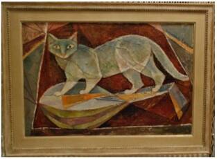 Untitled (Cubist Cat)