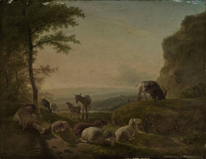 Shepherd Boy and His Flock