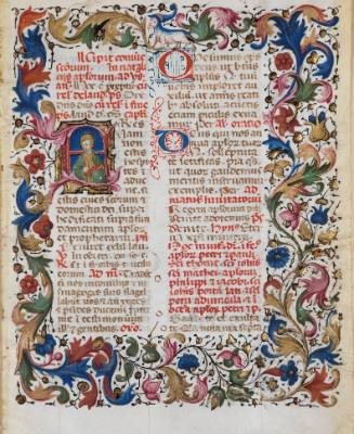 Illuminated page from a Book of Devotion