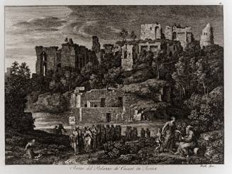 Ruins of the Palace of the Ceasars in Rome, from Views of Rome (Die Römischen Ansichten)