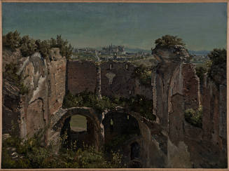 View of the baths of Caracalla, Rome