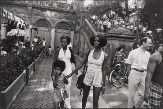 New York, from Women are Beautiful [Two Black Women and Child in Central Park. New York]