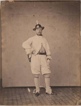 Monsieur de Sebille dressed as a miner (Souvenir of the fancy dress ball organized by the Duke of Brabant, 20th April)