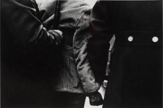 Youth is arrested by police during a draft protest, New York City