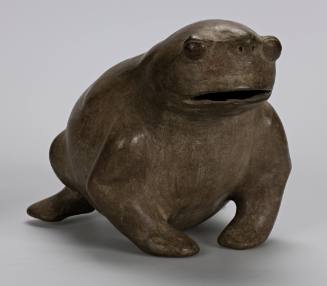 Frog effigy vessel