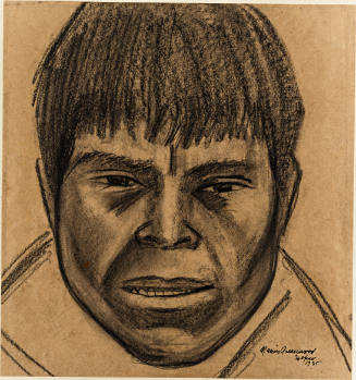 Indian Head, Study for Mexican Fresco