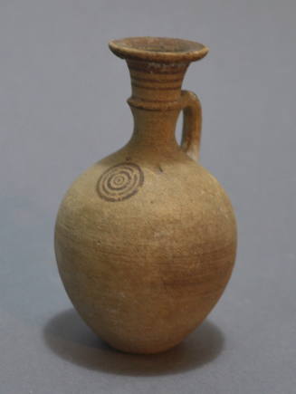 Cypriot handle-ridge jug with concentric circles