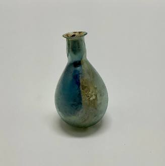 Roman bottle with pear shaped body