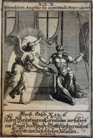 Cornelius Being Commanded by an Angel