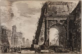 Veduta dell' Arco di Tito (View of the arch of Titus)