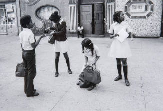 Four Children at Lenox Avenue, Harlem, NY, from the series, Harlem, U.S.A.
