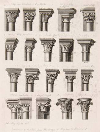Specimens of Capitals from the reigh Stephen to Richard I