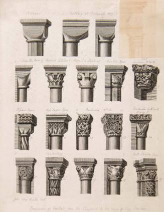 Specimens capitals from the Conquest to Reign of King Stephen