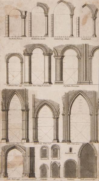 Arches with Names of buildings from which they come