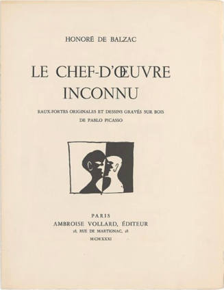 Illustration of Honoré de Balzac, Le Chef d'Oeuvre Inconnu (Paris: Vollard)