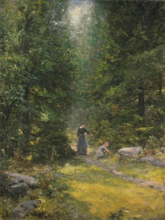 Woman and Child in the Woods