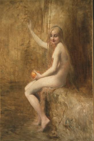 Female Nude Holding Fruit (Persephone)